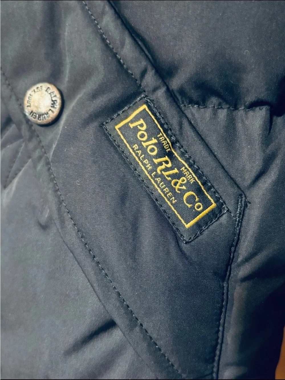 Vintage Polo Ralph Lauren Down Hooded Puffer Vest